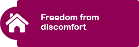 Freedom from discomfort